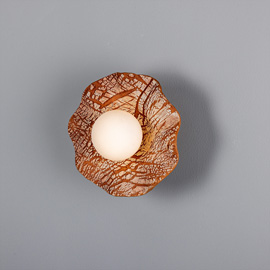Rivale Red Iron IP44 Wall Light